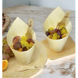Mini Forchetta in Legno “Soft” 7,5cm (100 Pezzi)