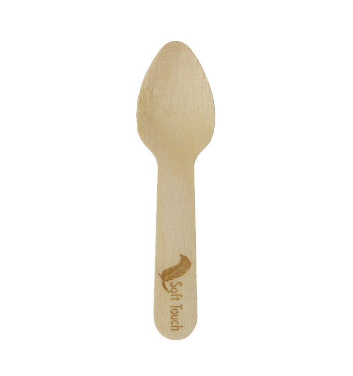 Mini Cucchiaio in Legno “Soft” 7,5cm (100 Pezzi) Mini Cucchiaio in Legno “Soft” 7,5cm (100 Pezzi)