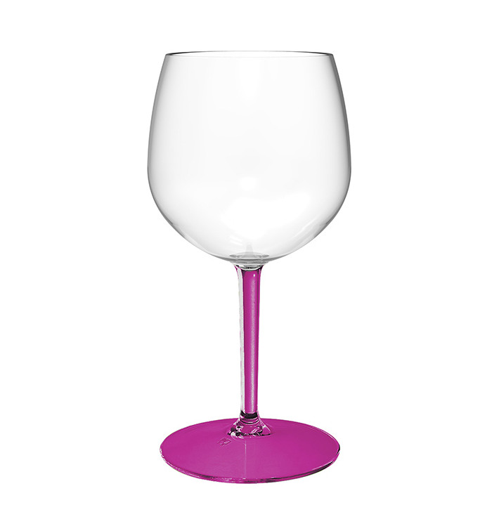 Bicchiere Balloon Riutilizzabile Durable TT Piede Fuchsia 580ml (6 Pezzi) Bicchiere Balloon Riutilizzabile Durable TT Piede Fuchsia 580ml (6 Pezzi)