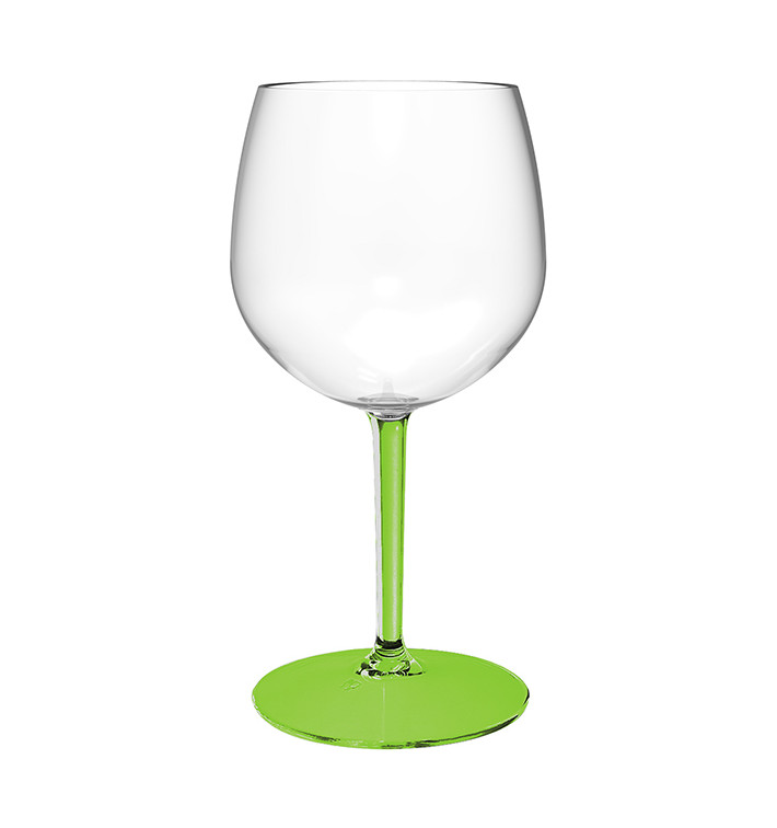 Bicchiere Balloon Riutilizzabile Durable TT Piede Verde 580ml (6 Pezzi) Bicchiere Balloon Riutilizzabile Durable TT Piede Verde 580ml (6 Pezzi)