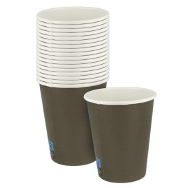 Bicchiere di Carta 14Oz/420ml Marrone Ø9,0cm (50 Pezzi)