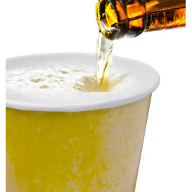 Bicchiere da Birra di Carta 360ml Ø9,0cm (100 Pezzi)