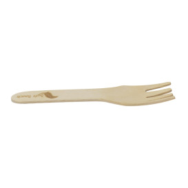 Mini Forchetta in Legno “Soft” 7,5cm (100 Pezzi)