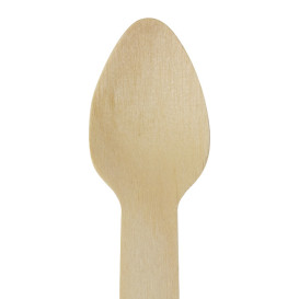 Mini Cucchiaio in Legno “Soft” 7,5cm (100 Pezzi)