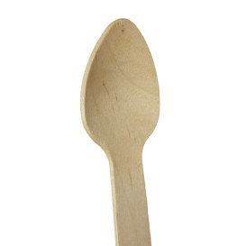 Cucchiaino in Legno “Soft” 11cm (100 Pezzi)