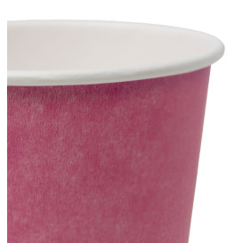 Bicchiere di Carta "Colorati" Fucsia 8-9Oz/290ml Ø9,0cm (240 Pezzi)