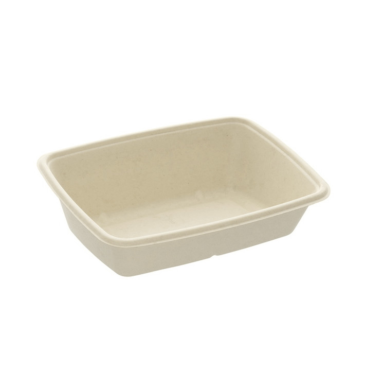 Contenitori Canna da Zucchero "Vision" 950ml 165x230x70mm (300 Pezzi) Contenitori Canna da Zucchero "Vision" 950ml 165x230x70mm (300 Pezzi)