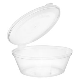 Contenitore con Coperchio Cerniera per Salse PP 6Oz/180ml (1.000 Pezzi)