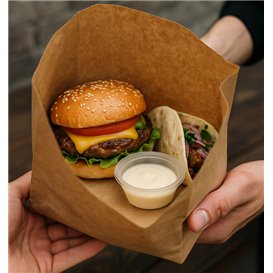 Contenitore in PP Trasparente per Salse con Coperchio 2Oz/60ml (100 Pezzi)