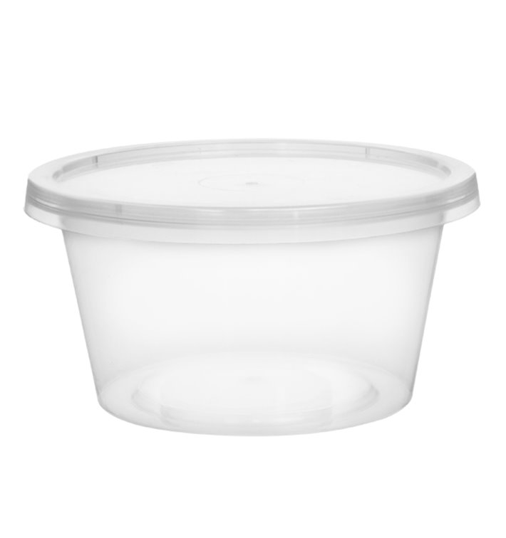 Contenitore in PP Trasparente per Salse con Coperchio 4Oz/120ml (2.000 Pezzi)