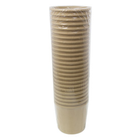 Contenitore di Cartone Kraft 750ml Ø11,7cm (25 Pezzi)