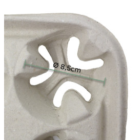 Vassoi Porta Bicchiere di Cartone x4 (20 Pezzi)