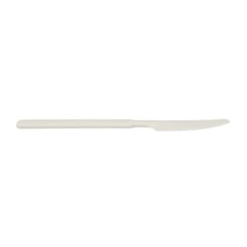 Coltello Riutilizzabile Durable in PP Crema 18,9cm (20 Pezzi)