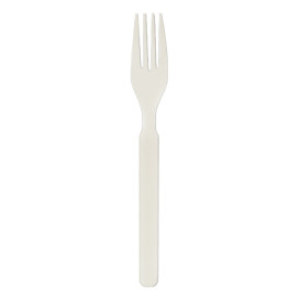 Forchetta Riutilizzabile Durable in PP Crema 17,9cm (50 Pezzi)