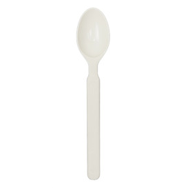 Cucchiaio Riutilizzabile Durable in PP Crema 16,9cm (50 Pezzi)