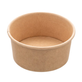 Contenitore di Cartone Kraft Multi-Food 370ml Ø11,5cm (50 Pezzi)