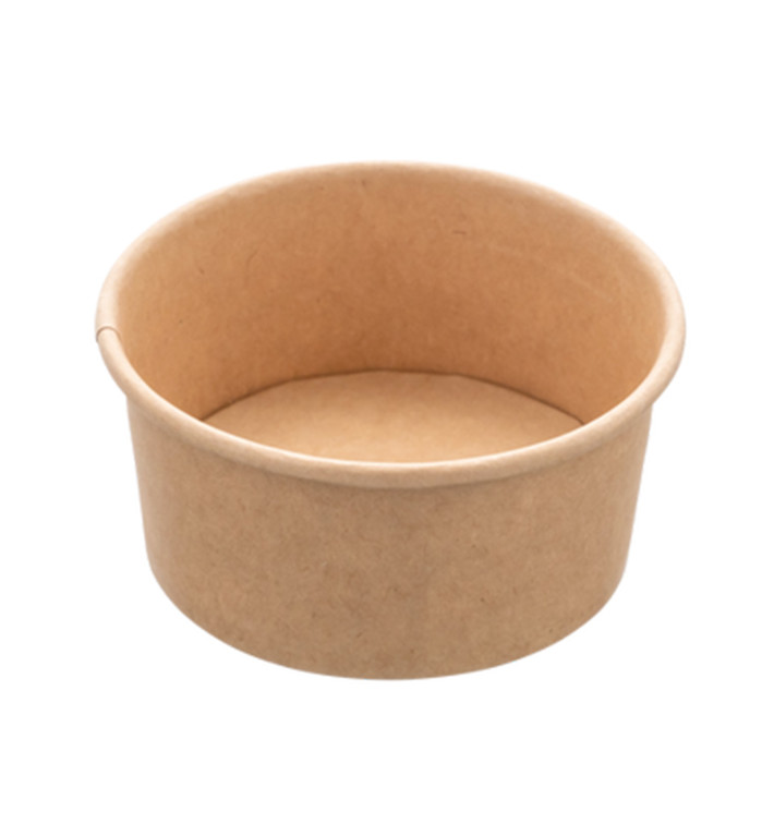 Contenitore di Cartone Kraft Multi-Food 370ml Ø11,5cm (50 Pezzi) Contenitore di Cartone Kraft Multi-Food 370ml Ø11,5cm (50 Pezzi)