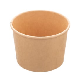 Contenitore di Cartone Kraft Multi-Food 550ml Ø11,5cm (50 Pezzi)
