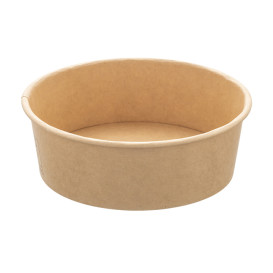 Insalatiera di Cartone Kraft 600ml Ø15,0cm (50 Pezzi)