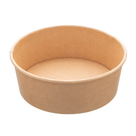 Insalatiera di Cartone Kraft 1.000ml Ø16,6cm (50 Pezzi)