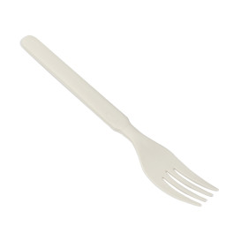 Forchetta Riutilizzabile Durable in PP Crema 17,9cm (50 Pezzi)