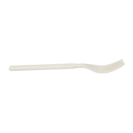 Forchetta Riutilizzabile Durable in PP Crema 17,9cm (50 Pezzi)