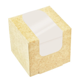 Secchio in Cartone PackiPack Vision Kraft 11x11x11cm (50 Pezzi)