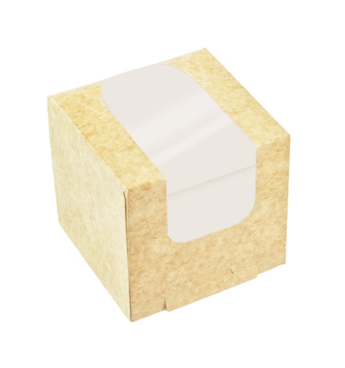 Secchio in Cartone PackiPack Vision Kraft 11x11x11cm (50 Pezzi) Secchio in Cartone PackiPack Vision Kraft 11x11x11cm (50 Pezzi)