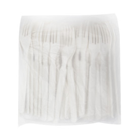 Forchetta Riutilizzabile Durable in PP Crema 17,9cm (50 Pezzi)