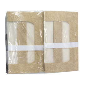 Scatola in Cartone Rettangolare PackiPack Vision Kraft 32x14x5cm (50 Pezzi)