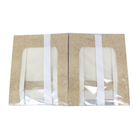 Scatola in Cartone Quadrata PackiPack Vision Kraft 23x23x5,8cm (50 Pezzi)
