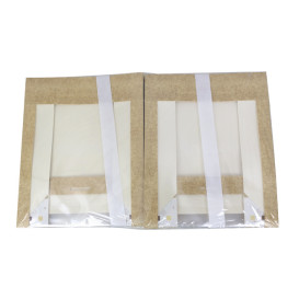 Scatola in Cartone Quadrata PackiPack Vision Kraft 24x24x6cm (50 Pezzi)