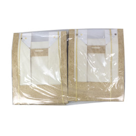 Scatola in Cartone Quadrata PackiPack Vision Kraft 24x24x8cm (50 Pezzi)