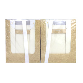 Scatola in Cartone Quadrata PackiPack Vision Kraft 28x28x8cm (X Pezzi)
