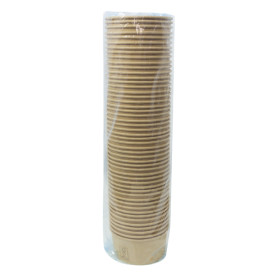 Contenitore di Cartone Kraft-Kraft Multi-Food 370ml Ø11,5cm (300 Pezzi)