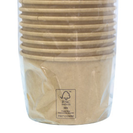 Contenitore di Cartone Kraft-Kraft Multi-Food 550ml Ø11,5cm (50 Pezzi)