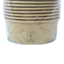 Insalatiera di Cartone Kraft-Kraft 750ml Ø15,0cm (300 Pezzi)