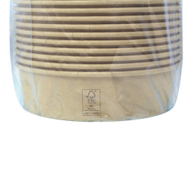 Insalatiera di Cartone Kraft-Kraft 950ml Ø18,5cm (50 Pezzi)