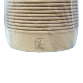 Insalatiera di Cartone Kraft-Kraft 950ml Ø18,5cm (300 Pezzi)