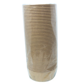 Insalatiera di Cartone Kraft-Kraft 1.300ml Ø18,5cm (50 Pezzi)