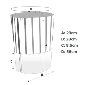 Cappello TNT di Polipropilene Chef Bianco (10 Pezzi)