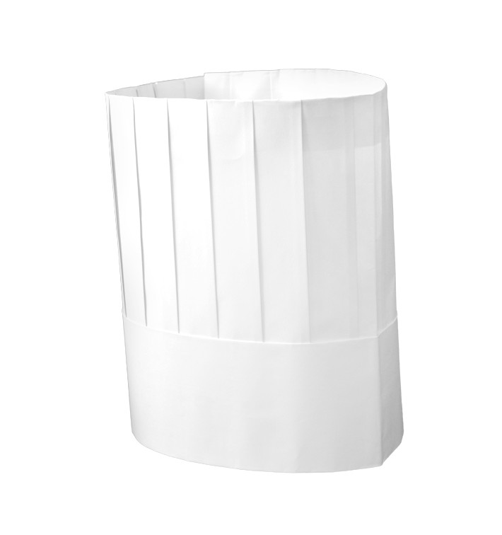 Cappello TNT di Polipropilene Chef Bianco (10 Pezzi) Cappello TNT di Polipropilene Chef Bianco (10 Pezzi)