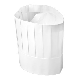 Cappello TNT di Polipropilene Chef Bianco (10 Pezzi)