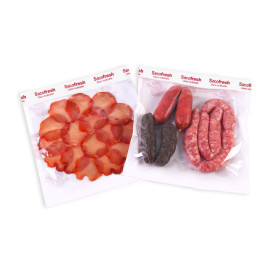 Sacchetto per Sottovuoto Riutilizzabile con Chiusura Rosso 30x36cm (100 Stück)