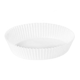 Carta Kraft per Friggitrice ad Aria Bianca 90g Ø22x4cm (50 Pezzi)