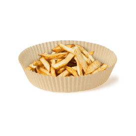 Carta Kraft per Friggitrice ad Aria 40g Ø16x4cm (50 Pezzi)