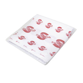 Sacchetti di PE e Carta Riutilizzabile Piega Adesivo Sacofresh Rosso 30x25cm (100 Stück)