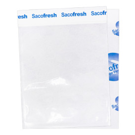 Sacchetti di PE e Carta Piega Adesivo Sacofresh Blu 30x20cm (100 Stück)