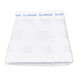 Sacchetti di PE e Carta Piega Adesivo Sacofresh Blu 30x20cm (100 Stück)