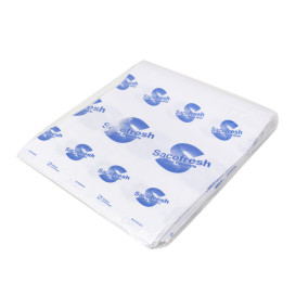 Sacchetti di PE e Carta Piega Adesivo Sacofresh Blu 30x25cm (100 Stück)
